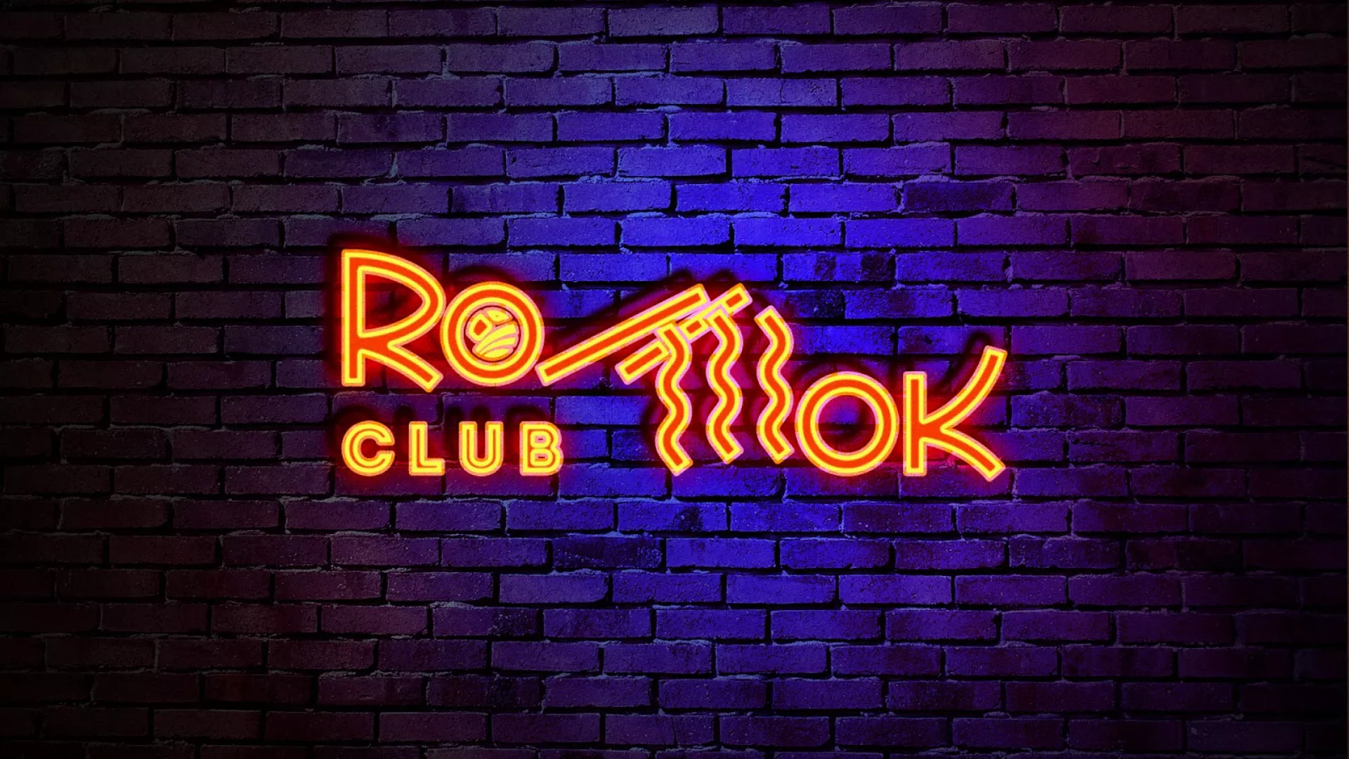 Разработка интерьерной вывески суши-бара «Roll Wok Club» в Вуктыле